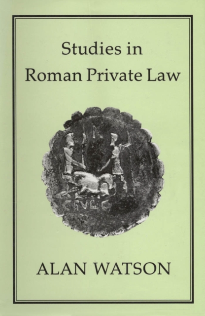 Studies in Roman Private Law, PDF eBook