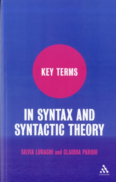 Key Terms in Syntax and Syntactic Theory, Paperback / softback Book