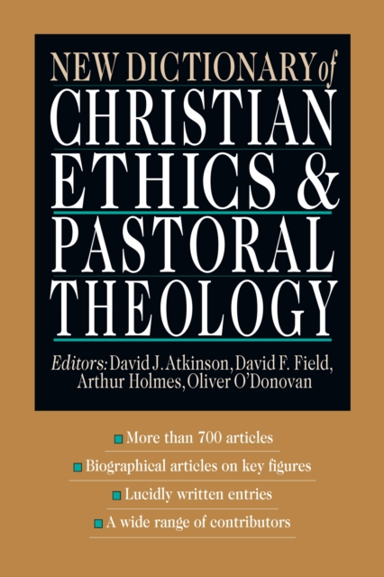 New Dictionary of Christian Ethics & Pastoral Theology, EPUB eBook