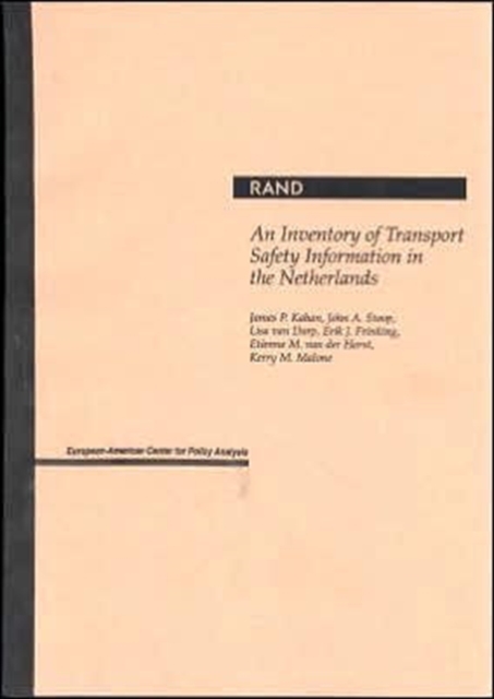 Inventory of Transport Safety Information in the Netherlands, Paperback / softback Book