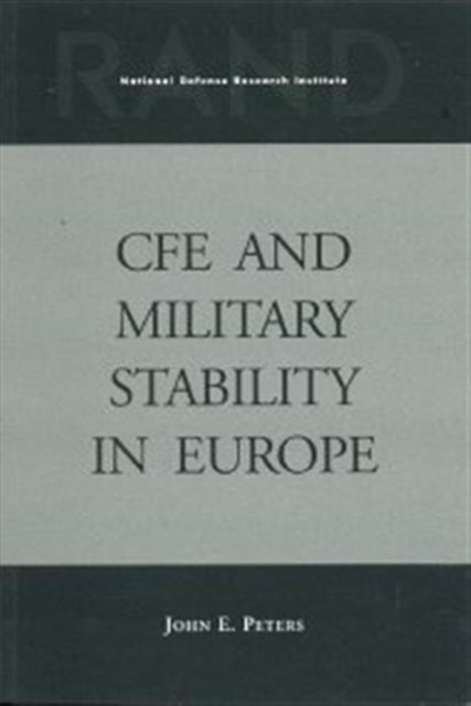 CFE and Military Stability in Europe, Paperback / softback Book