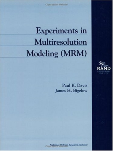 Experiments in Multiresolution Modeling (MRM), Hardback Book