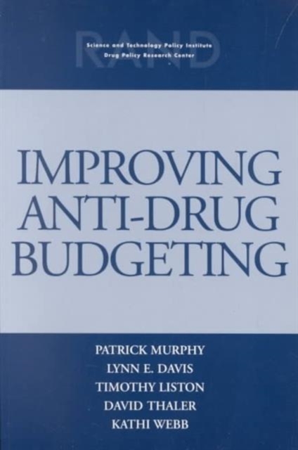 Improving Anti-drug Budgeting, Paperback / softback Book