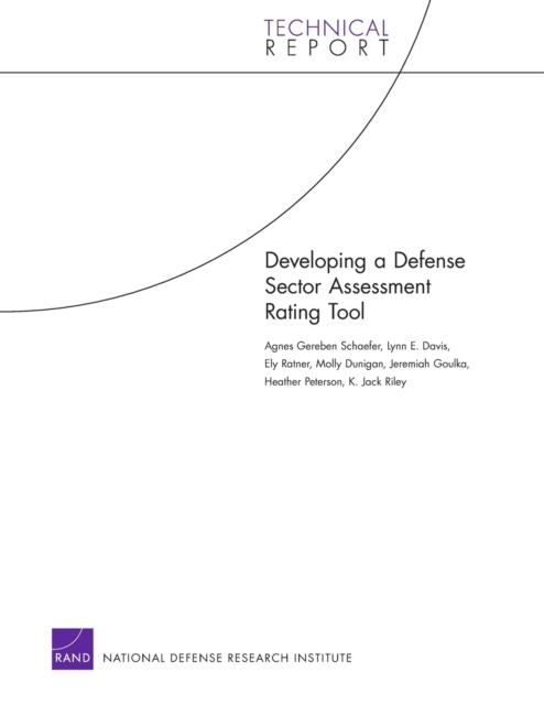 Developing a Defense Sector Assessment Rating Tool, Paperback / softback Book