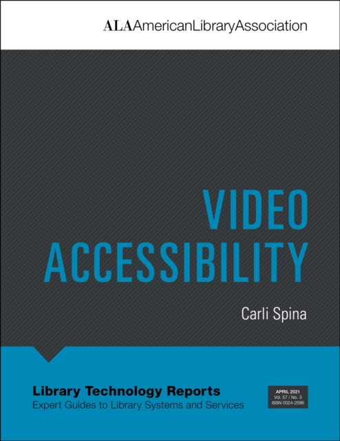 Video Accessibility, Paperback / softback Book