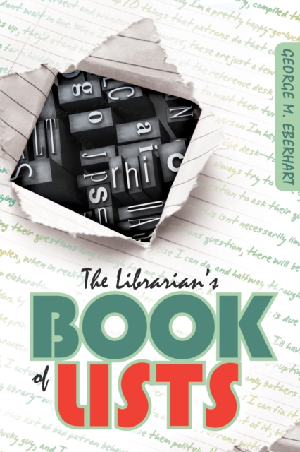 The Librarian's Book of Lists : A Librarian's Guide to Helping Job Seekers, PDF eBook