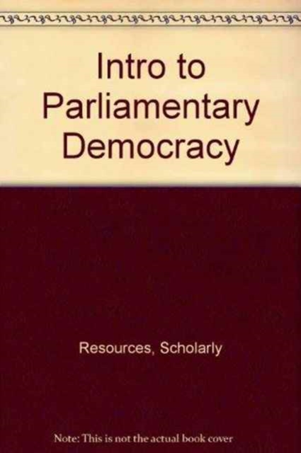 Intro to Parliamentary Democracy, Hardback Book