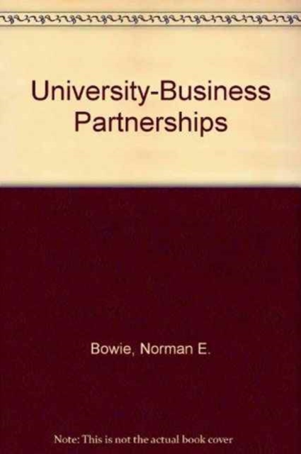 University-Business Partnerships : An Assessment, Hardback Book