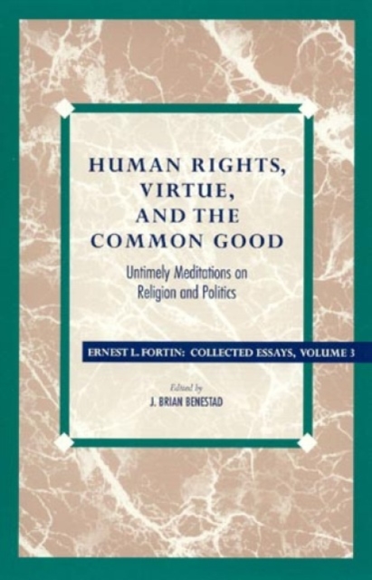 Human Rights, Virtue and the Common Good : Untimely Meditations on Religion and Politics, Paperback / softback Book