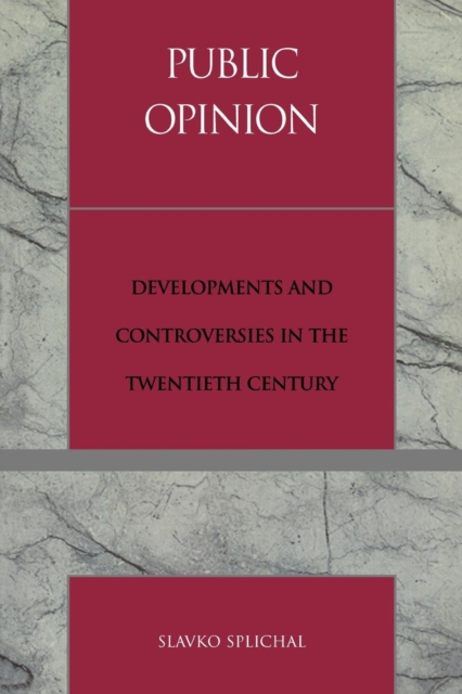 Public Opinion : Developments and Controversies in the Twentieth Century, Paperback / softback Book