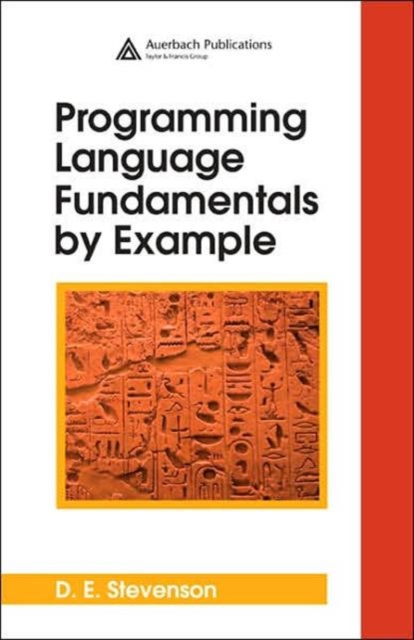 Programming Language Fundamentals by Example, Hardback Book