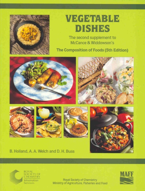 Vegetable Dishes : Supplement to The Composition of Foods, Paperback / softback Book