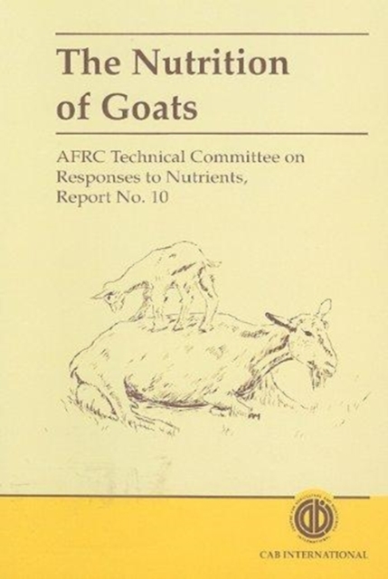Nutrition of Goats, Paperback / softback Book