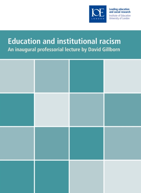 Education and institutional racism, PDF eBook