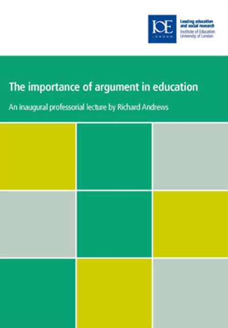 The importance of argument in education, PDF eBook
