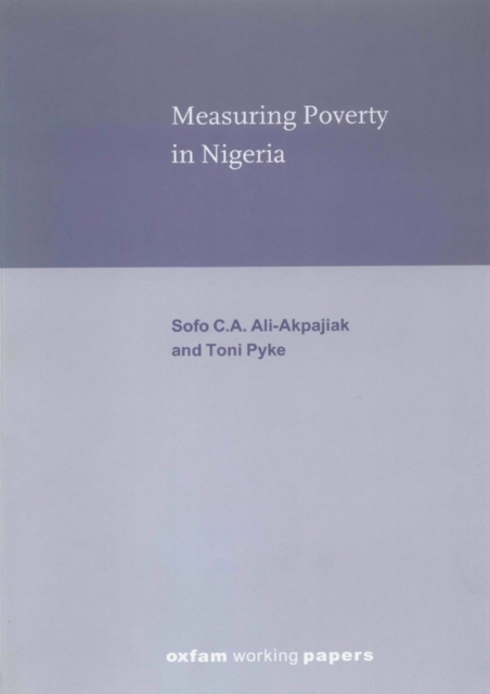 Measuring Poverty in Nigeria, PDF eBook