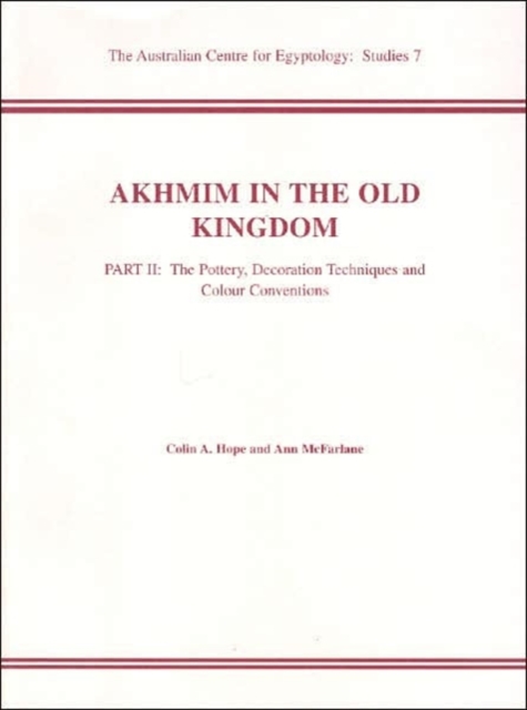 Akhmim in the Old Kingdom, Part 2, Paperback / softback Book
