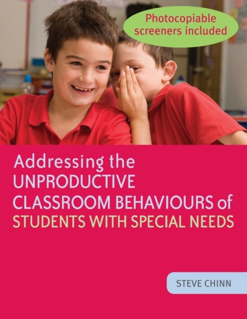 Addressing the Unproductive Classroom Behaviours of Students with Special Needs, EPUB eBook