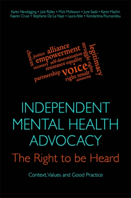 Independent Mental Health Advocacy - The Right to Be Heard : Context, Values and Good Practice, EPUB eBook