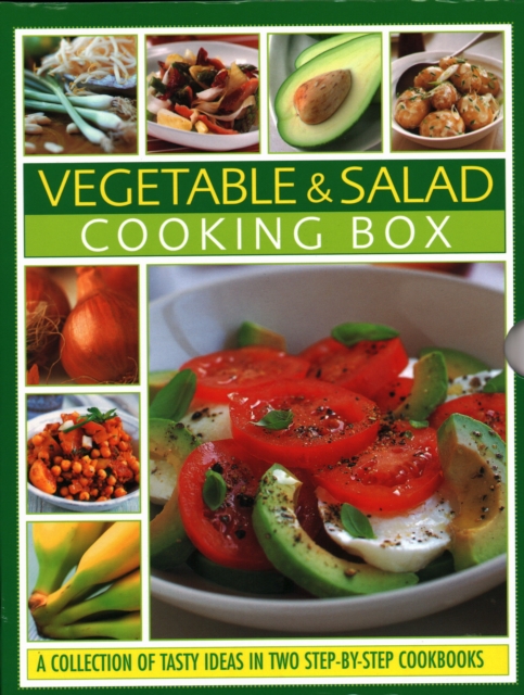 Vegetable & Salad Cooking Box : A collection of tasty ideas in two step-by-step cookbooks, Hardback Book