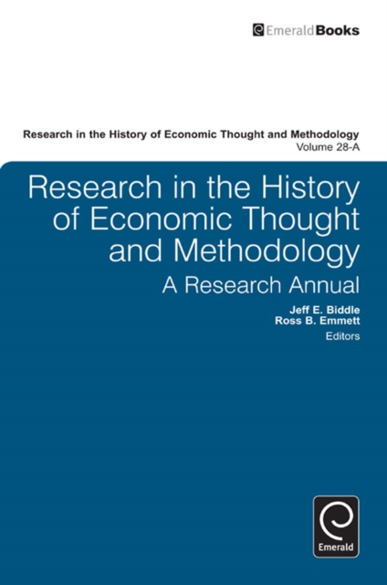 Research in the History of Economic Thought and Methodology : A Research Annual, PDF eBook