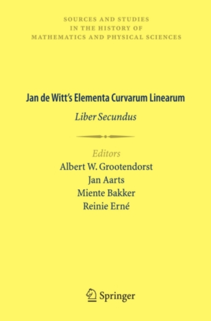Jan de Witt's Elementa Curvarum Linearum : Liber Secundus, PDF eBook
