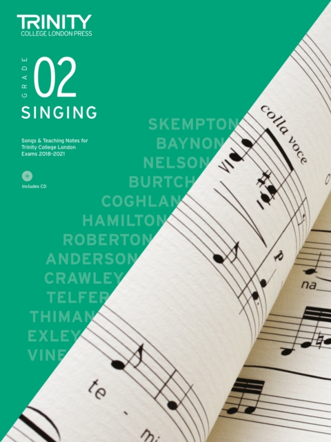 Trinity College London Singing Grade 2 2018-2021, Sheet music Book