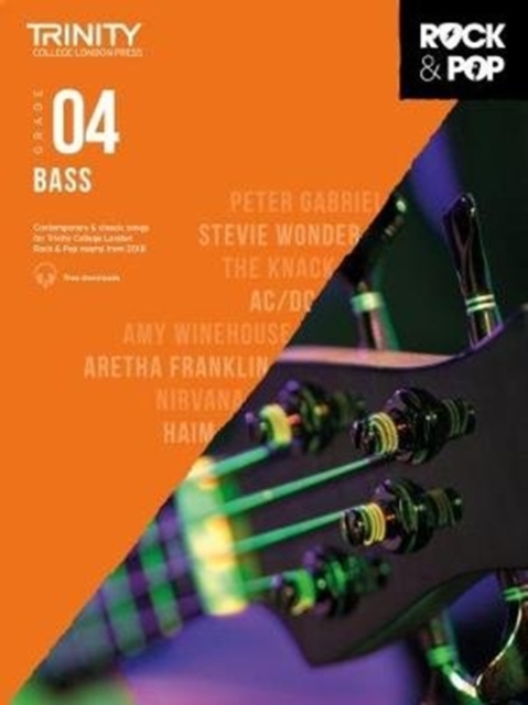 Trinity College London Rock & Pop 2018 Bass Grade 4, Sheet music Book