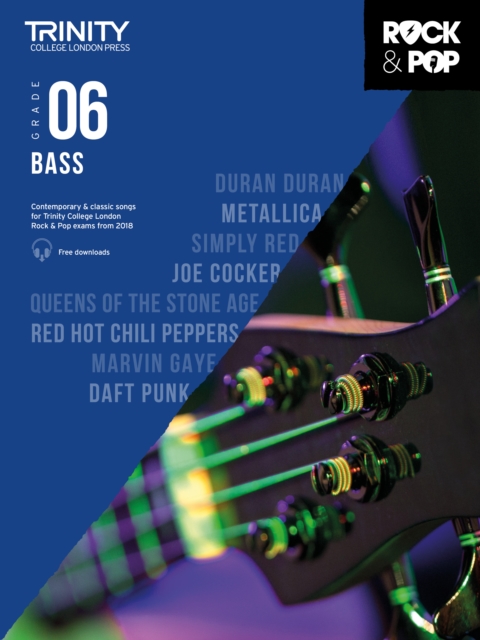 Trinity College London Rock & Pop 2018 Bass Grade 6, Sheet music Book
