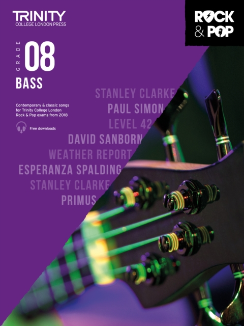 Trinity College London Rock & Pop 2018 Bass Grade 8, Sheet music Book