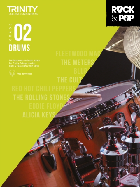 Trinity College London Rock & Pop 2018 Drums Grade 2, Sheet music Book