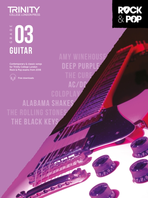 Trinity College London Rock & Pop 2018 Guitar Grade 3, Sheet music Book