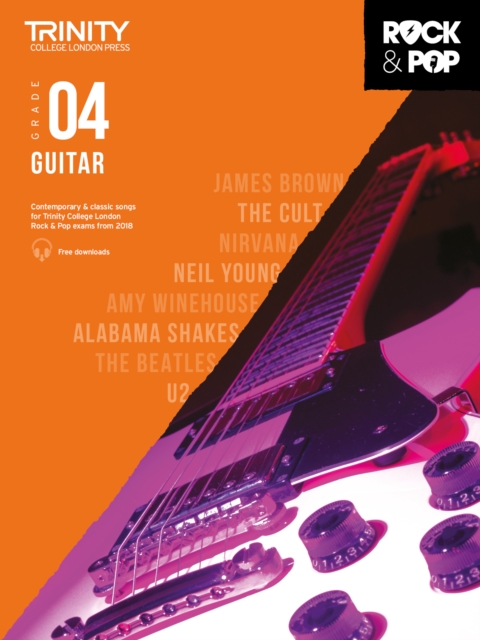 Trinity College London Rock & Pop 2018 Guitar Grade 4, Sheet music Book