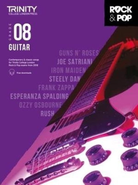 Trinity College London Rock & Pop 2018 Guitar Grade 8, Sheet music Book