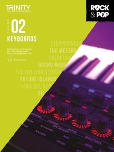 Trinity College London Rock & Pop 2018 Keyboards Grade 2, Sheet music Book