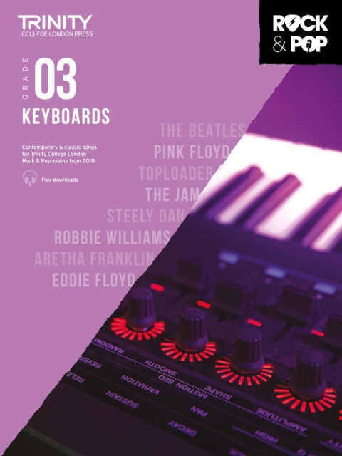 Trinity College London Rock & Pop 2018 Keyboards Grade 3, Sheet music Book