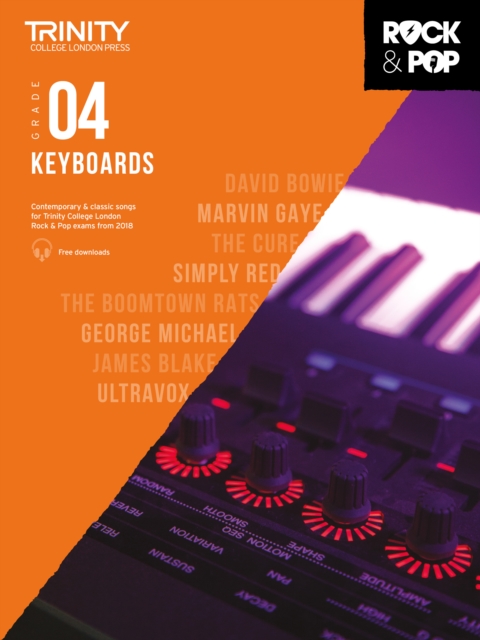Trinity College London Rock & Pop 2018 Keyboards Grade 4, Sheet music Book