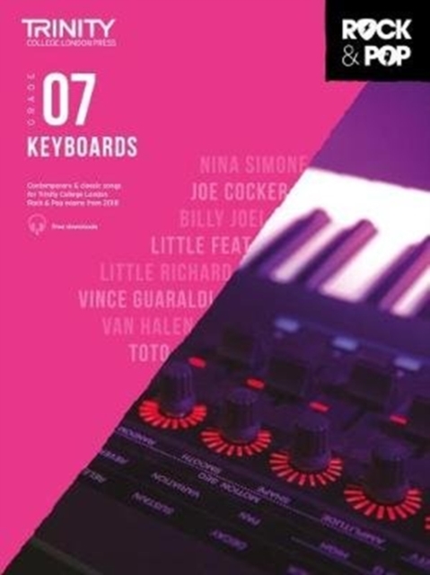 Trinity College London Rock & Pop 2018 Keyboards Grade 7, Sheet music Book