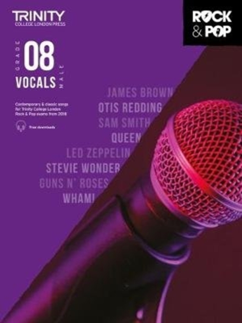 Trinity College London Rock & Pop 2018 Vocals Grade 8, Sheet music Book