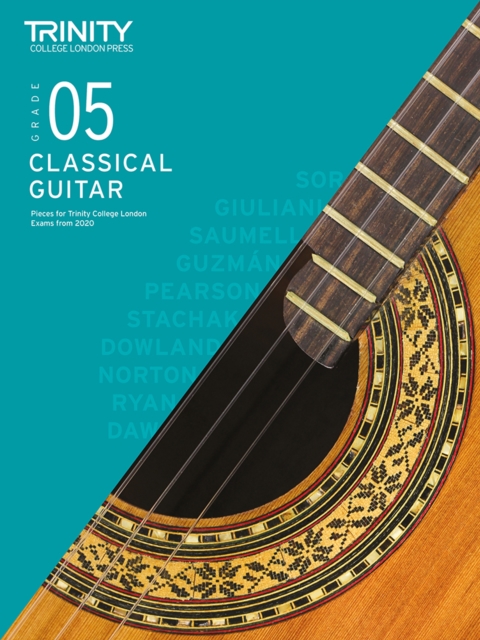 Trinity College London Classical Guitar Exam Pieces From 2020: Grade 5, Sheet music Book