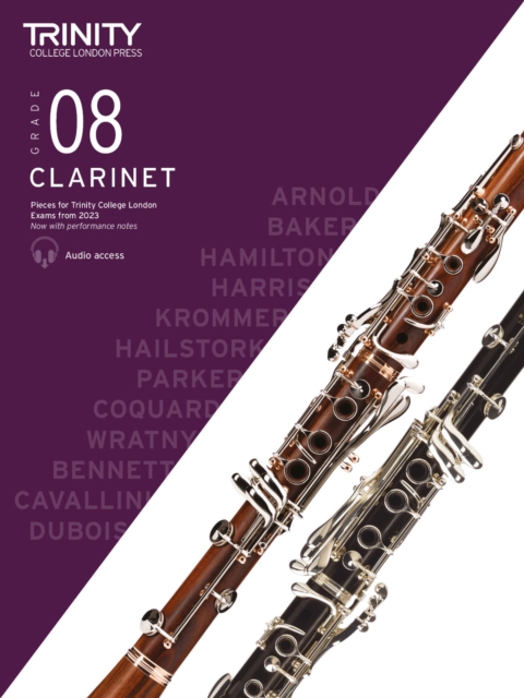 Trinity College London Clarinet Exam Pieces from 2023: Grade 8, Sheet music Book