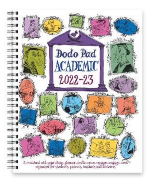 Dodo Pad Academic 2022-2023 Mid Year Desk Diary, Academic Year, Week to View : A mid-year diary-doodle-memo-message-engagement-calendar-organiser-planner book for students, parents, teachers & scholar, Diary Book