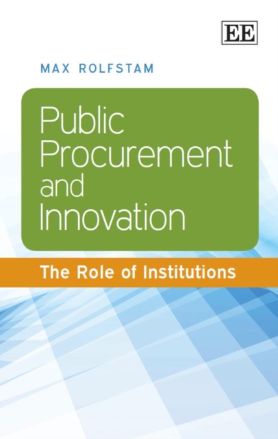 Public Procurement and Innovation : The Role of Institutions, PDF eBook