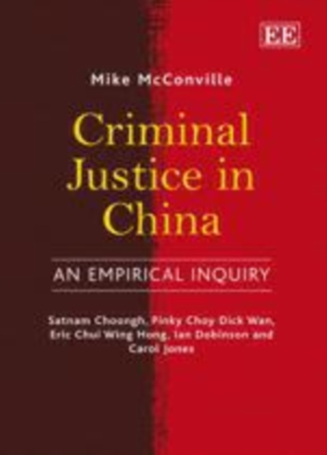 Criminal Justice in China : An Empirical Inquiry, PDF eBook