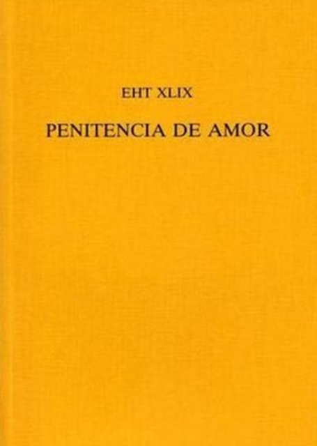 Penitencia De Amor (Burgos, 1514), Paperback / softback Book