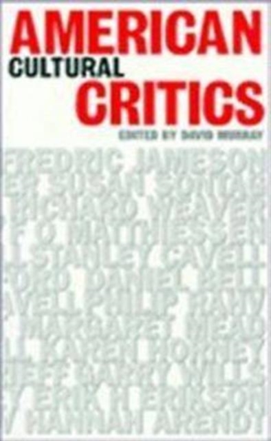 American Cultural Critics, Paperback / softback Book