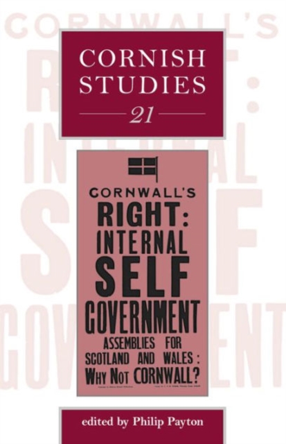 Cornish Studies Volume 21, Paperback / softback Book