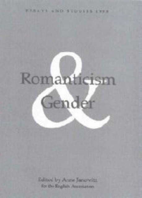 Romanticism and Gender, Hardback Book