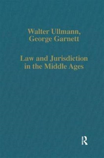 Law and Jurisdiction in the Middle Ages, Hardback Book