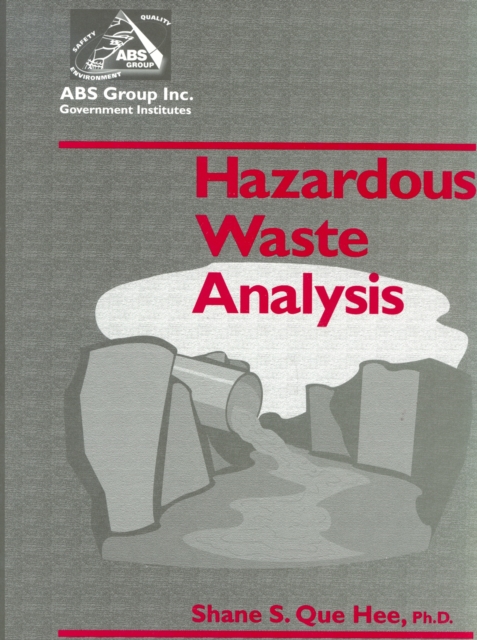 Hazardous Waste Analysis, Hardback Book